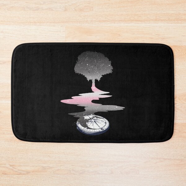 Item preview, Demigirl Tree LGBT Pride Flag designed and sold by Clara Hollins.