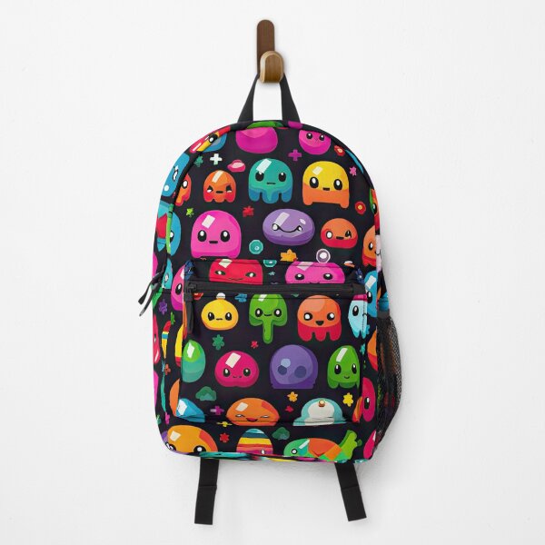 Item preview, Kawaii Cute Pixel Anime Emoji Pattern designed and sold by AeonAcademy.