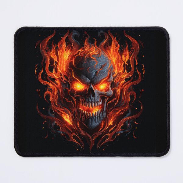 Item preview, Skull fire and flames designed and sold by RodoArtDs.