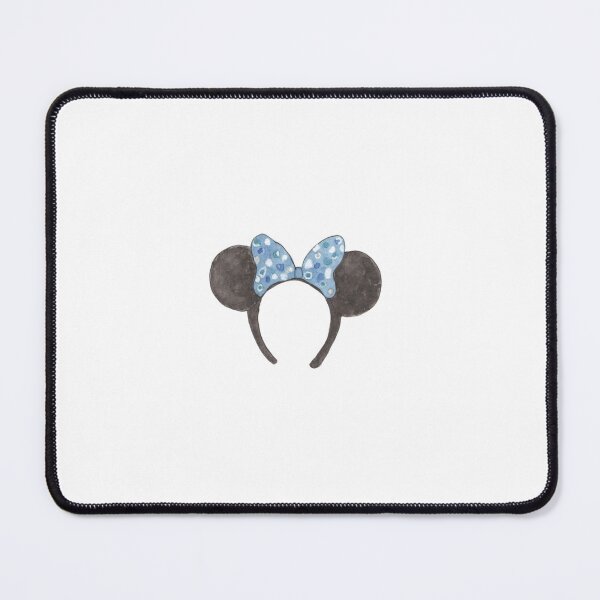 Item preview, Watercolor Minnie Ears: Blue Bow designed and sold by elizabethhomme.