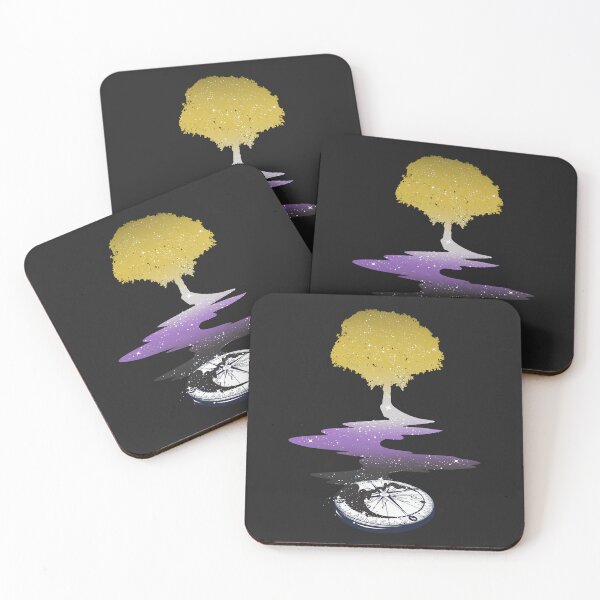 Item preview, Nonbinary Tree LGBT Pride Flag designed and sold by Clara Hollins.