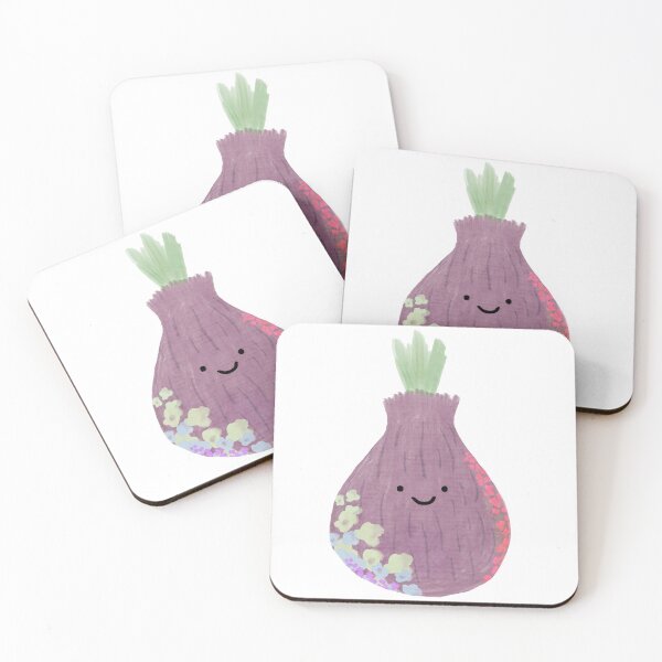 Item preview, Cute floral onion designed and sold by tinasartspace.