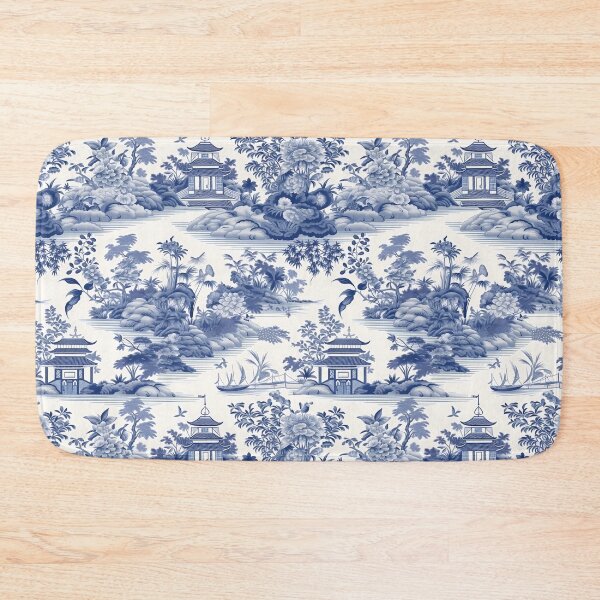 Item preview, Blue and White Chinoiserie designed and sold by YourPattern.