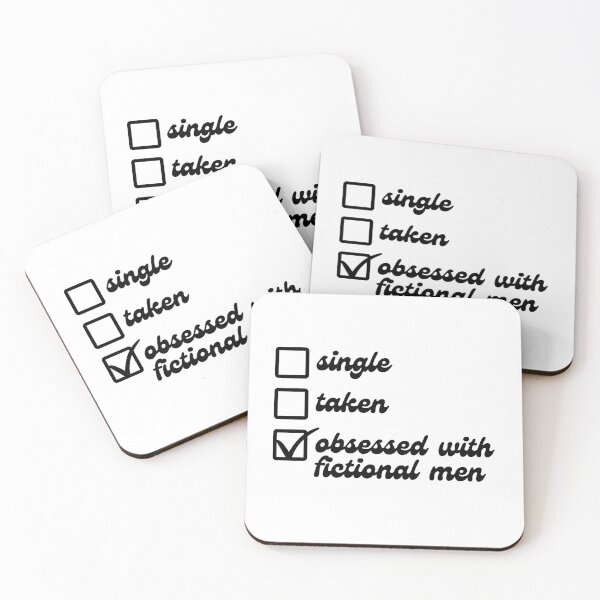 Item preview, Obsessed with fictional men designed and sold by GoofyLab.