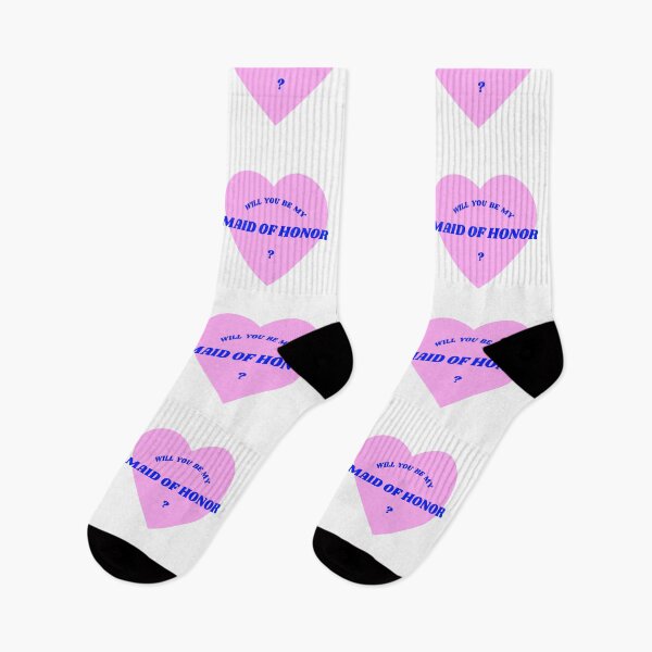 Item preview,  Maid of honor wedding bridal proposal moh blue and pink heart  designed and sold by mygparentsded.