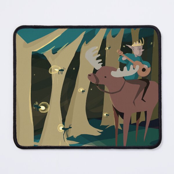 Item preview, Elf Prince on a Moose in the Forest designed and sold by Lumose.