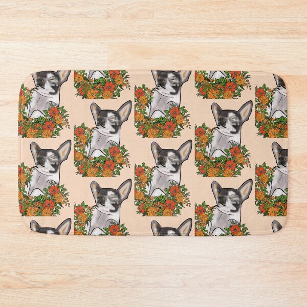 Item preview, Chihuahua in Flowers designed and sold by InkedEdges.