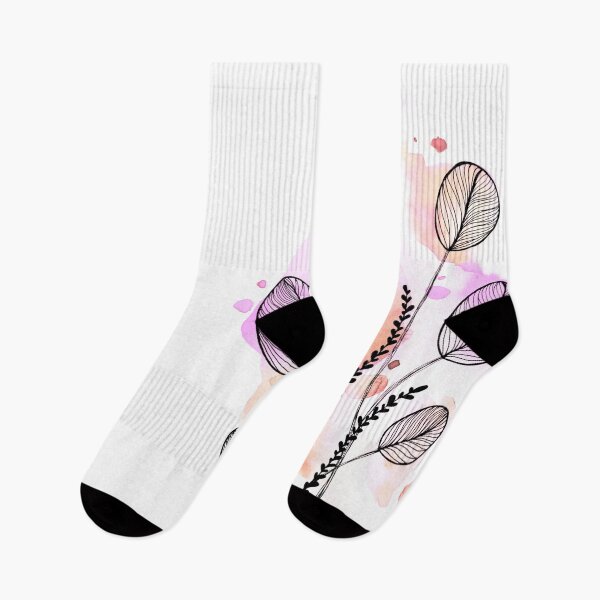 Item preview, Pink Watercolor Seaweed designed and sold by BEATRIZKOBORI.