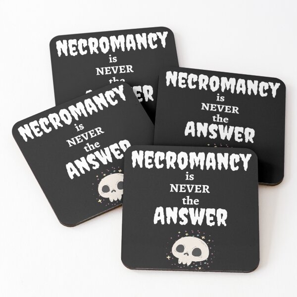 Item preview, Necromancy is never the answer designed and sold by milliebake.