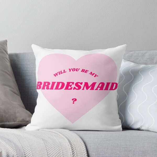 Item preview, Bridesmaid wedding  bridal proposal BM pink heart  designed and sold by mygparentsded.