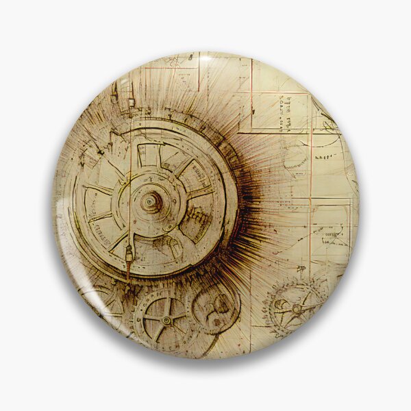 Item preview, Old Gears Drawings and Design on old Manuscript  designed and sold by BrandonArtWorld.