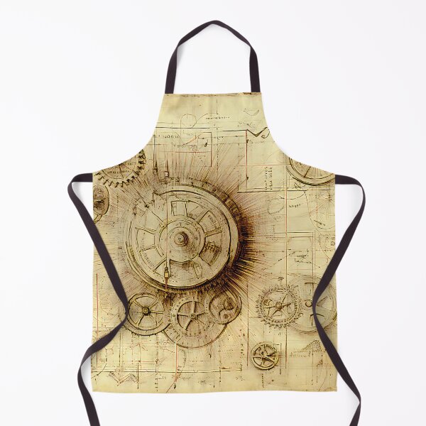 Item preview, Old Gears Drawings and Design on old Manuscript designed and sold by BrandonArtWorld.