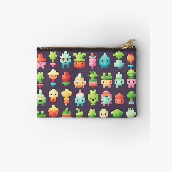 Item preview, Kawaii Cute Pixel Cactus Anime Pattern designed and sold by AeonAcademy.