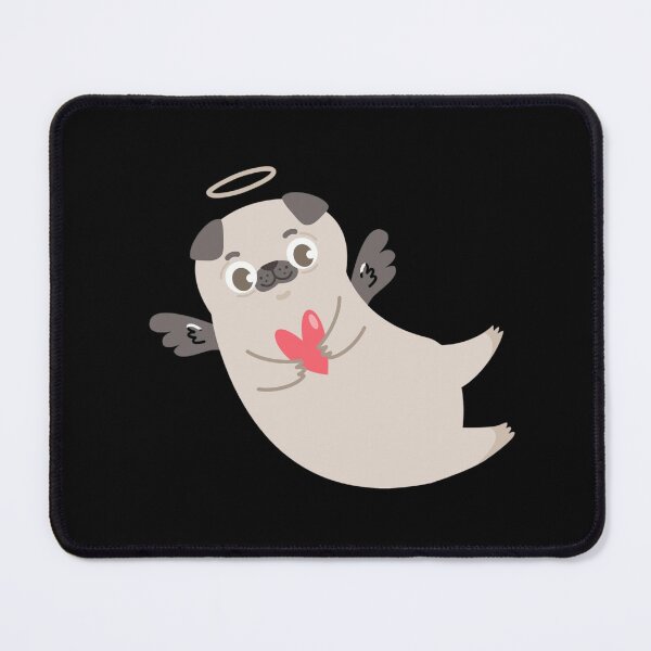 Item preview, Cute Angel Pug designed and sold by khachiche.