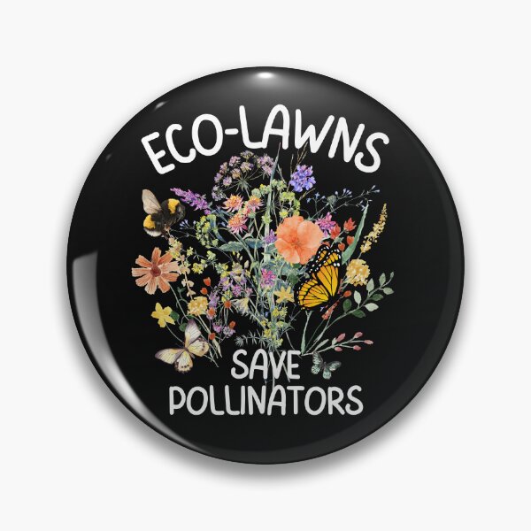Item preview, Eco-Lawns Save Pollinators Colorful Garden Design designed and sold by EarthArtDesigns.