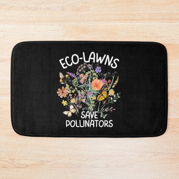 Item preview, Eco-Lawns Save Pollinators Colorful Garden Design designed and sold by EarthArtDesigns.