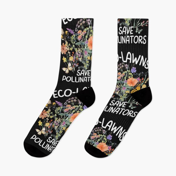 Item preview, Eco-Lawns Save Pollinators Colorful Garden Design designed and sold by EarthArtDesigns.
