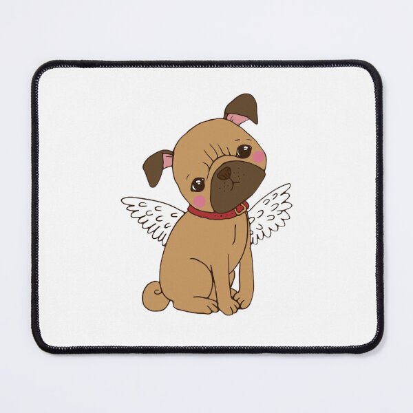 Item preview, Cute Angel Pug designed and sold by khachiche.