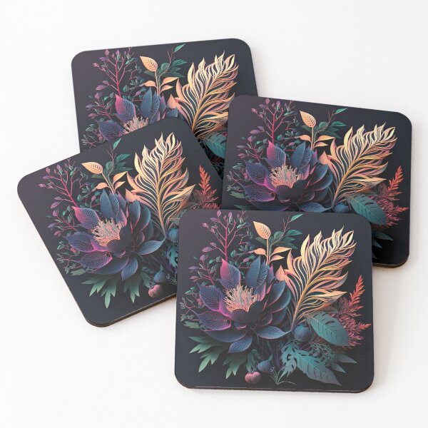 Item preview, Vibrant Papercut Flowers designed and sold by RitaMarat.