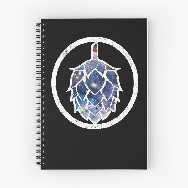 Aperçu de l'œuvre Galaxy Hops Design pour les amateurs de bière créée et vendue par MayDayDesigns.