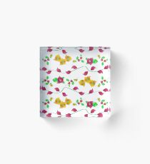 Floral - Bougainville Acrylic Block