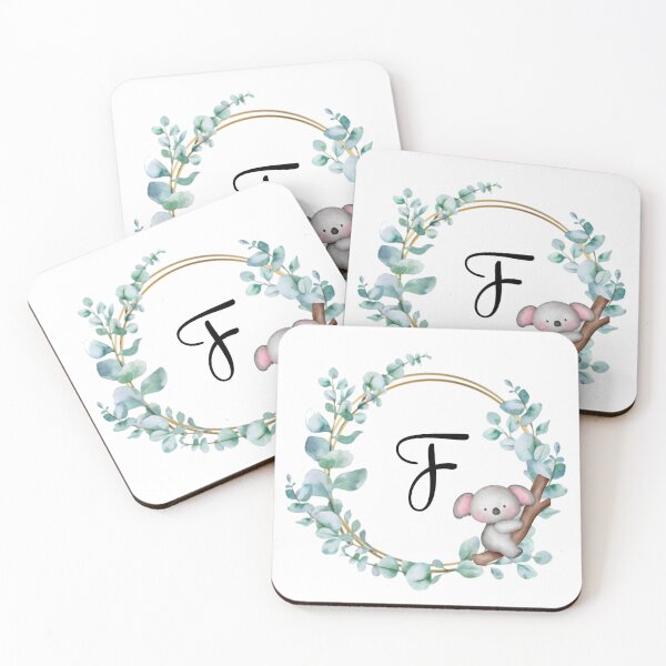 Item preview, Monogram Letter F | Koala Design designed and sold by JustSeasons.
