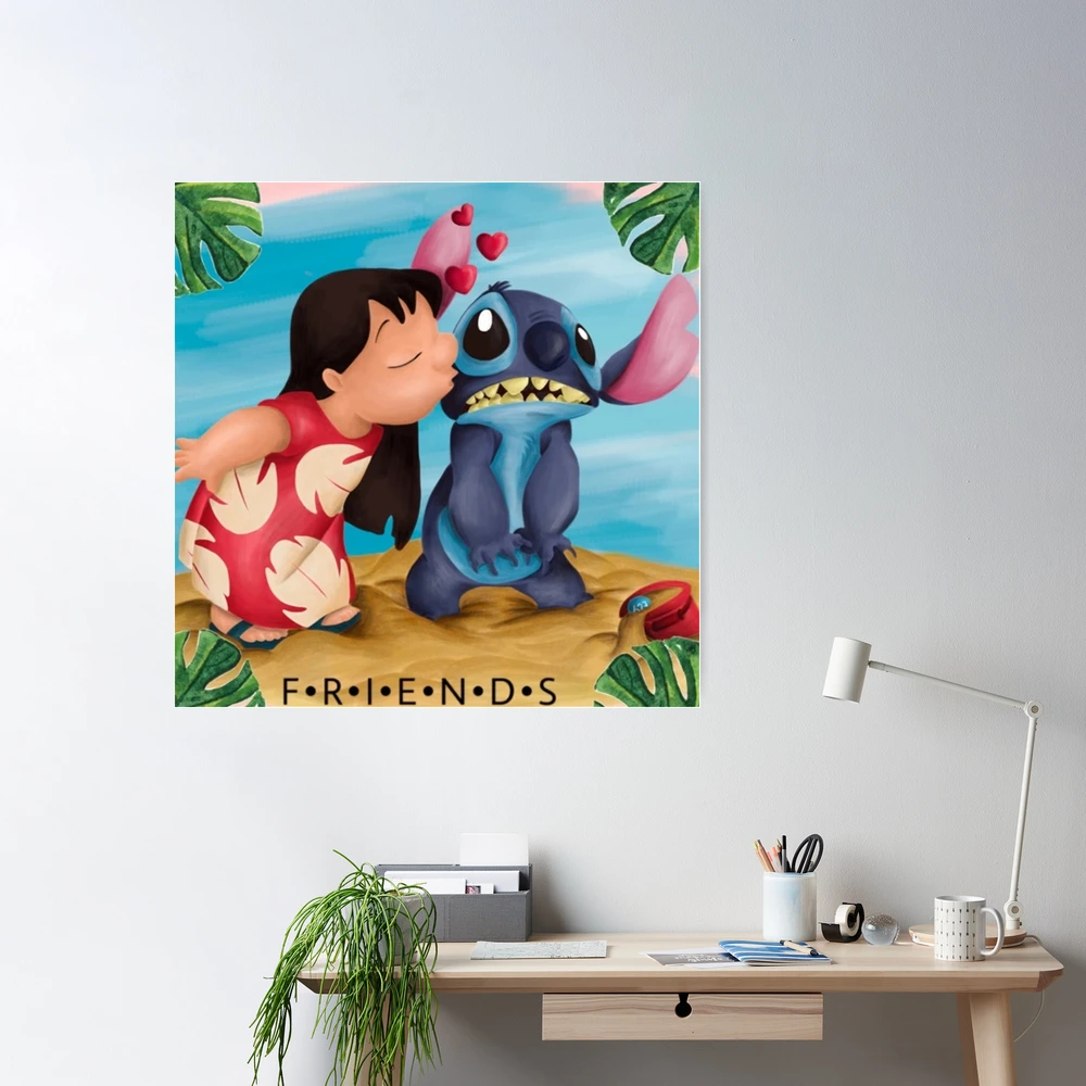 DISNE Tapestry Lio & Stitch Tapestry for Living Room Bedroom Dorm -  AliExpress