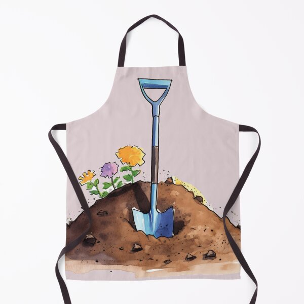 Item preview, Children's book illustration of a shovel in the dirt designed and sold by mustbemalik.