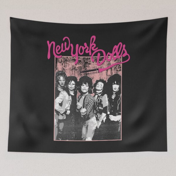 Item preview, New York Dolls - Pink Graffiti designed and sold by theoralcollage.