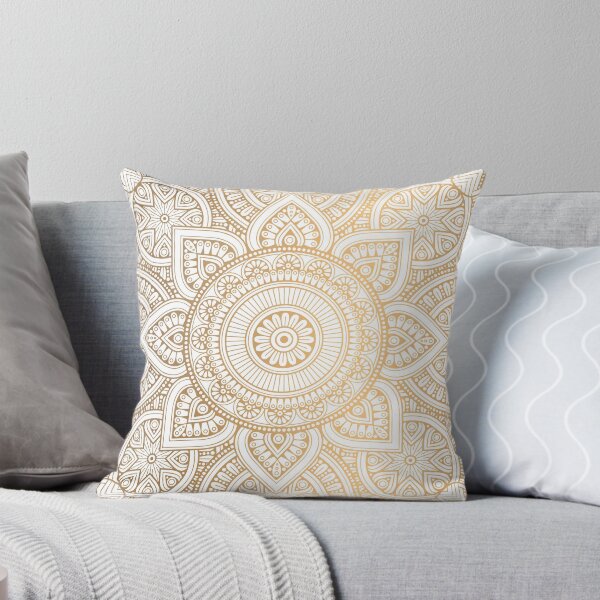 Item preview, Gold Mandala Pattern Illustration With White Shimmer designed and sold by Vic Torys ☆.