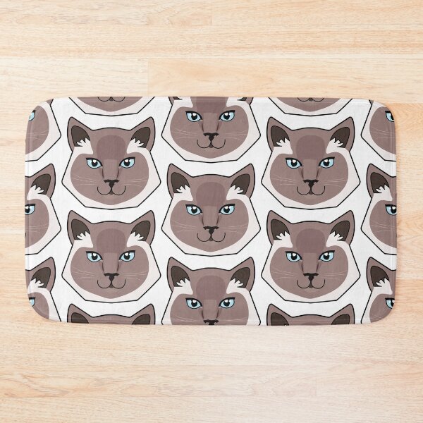 Item preview, Cute Seal Point Cat designed and sold by SpookyCuteCharm.