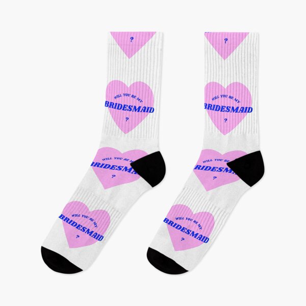Item preview, Bridesmaid wedding  bridal proposal BM Blue pink heart  designed and sold by mygparentsded.