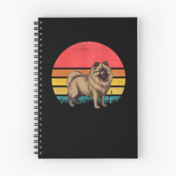 Item preview, Keeshond Vintage Retro Sunset designed and sold by rafaeltto.