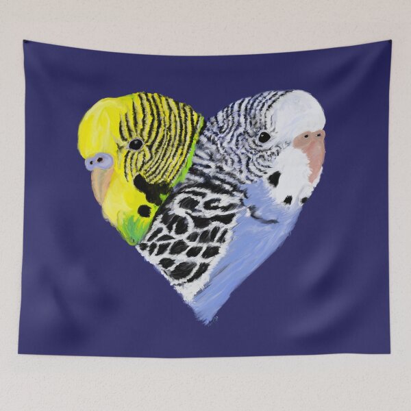 Item preview, Painted Bird Love designed and sold by mybadtvhabit.