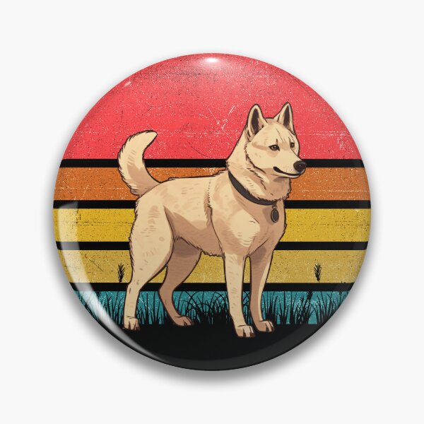 Item preview, Korean Jindo Vintage Retro Sunset designed and sold by rafaeltto.