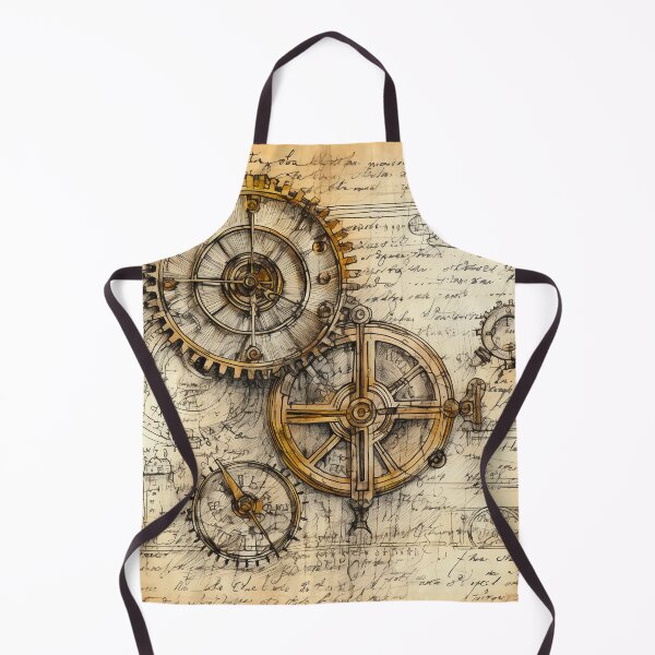 Item preview, Old Gears Drawings and Design on old Manuscript  designed and sold by BrandonArtWorld.