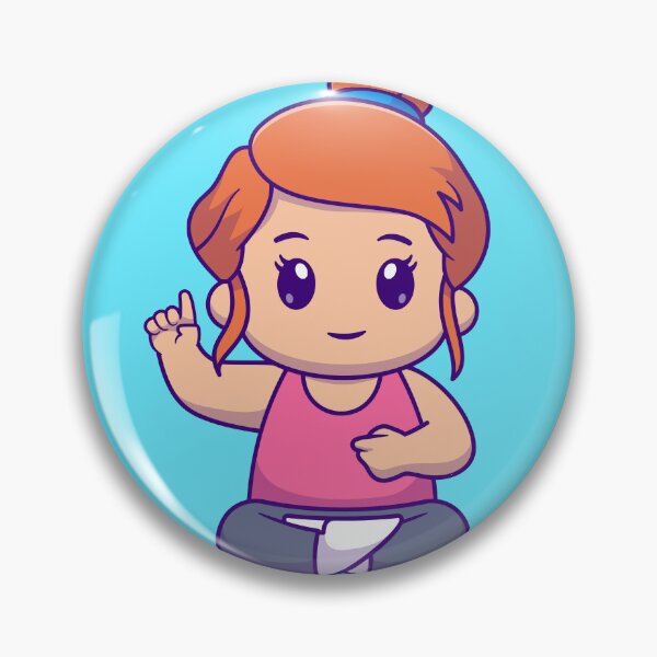Item preview, Tranquil Moments: Cute Woman in Meditation Yoga Cartoon designed and sold by hjian8219.