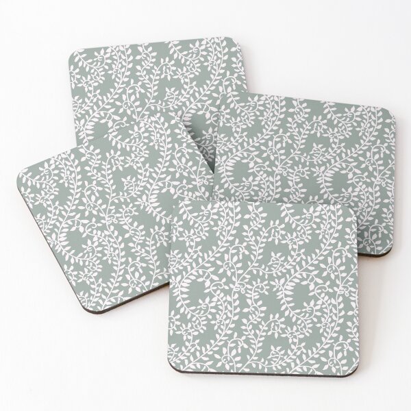 Item preview, Enchanting Green Vines: Intricate Leaves on Verdant Canvas designed and sold by Superdoodledo.