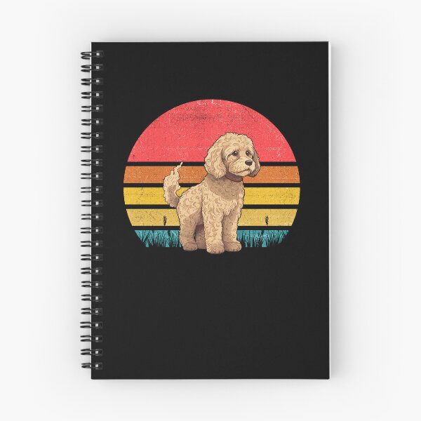 Item preview, Labradoodle Vintage Retro Sunset designed and sold by rafaeltto.