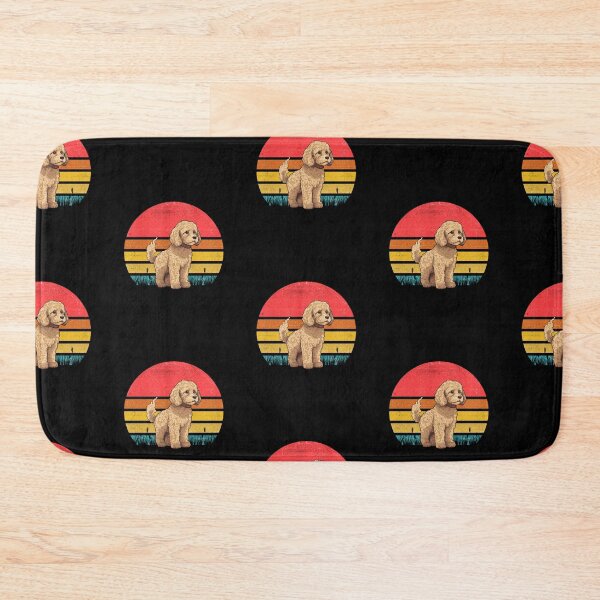 Item preview, Labradoodle Vintage Retro Sunset designed and sold by rafaeltto.