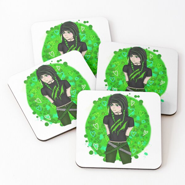 Item preview, Green Emo Neko Girl designed and sold by Artantasy.
