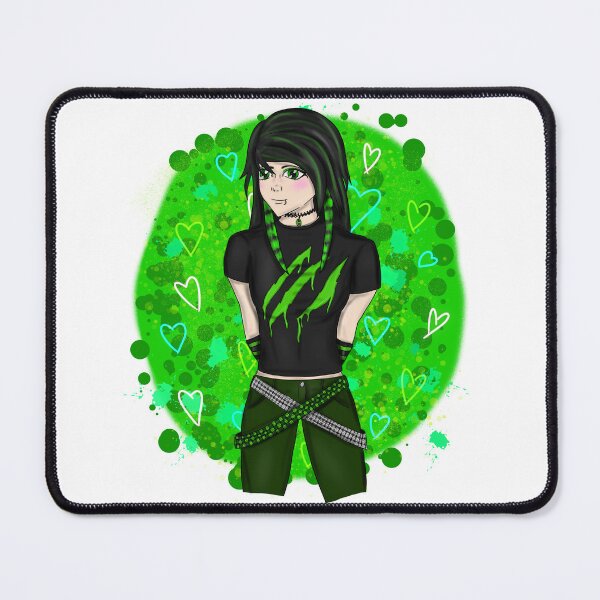 Item preview, Green Emo Neko Girl designed and sold by Artantasy.