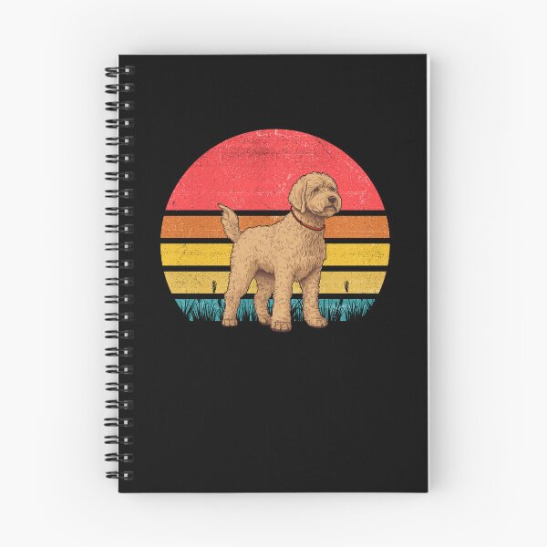 Item preview, Labradoodle Vintage Retro Sunset designed and sold by rafaeltto.