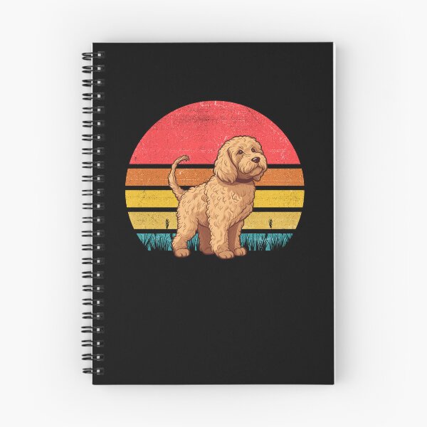 Item preview, Labradoodle Vintage Retro Sunset designed and sold by rafaeltto.