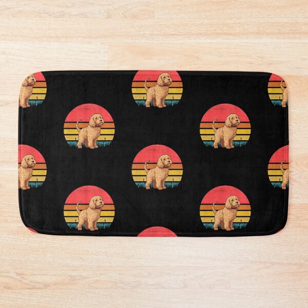 Item preview, Labradoodle Vintage Retro Sunset designed and sold by rafaeltto.