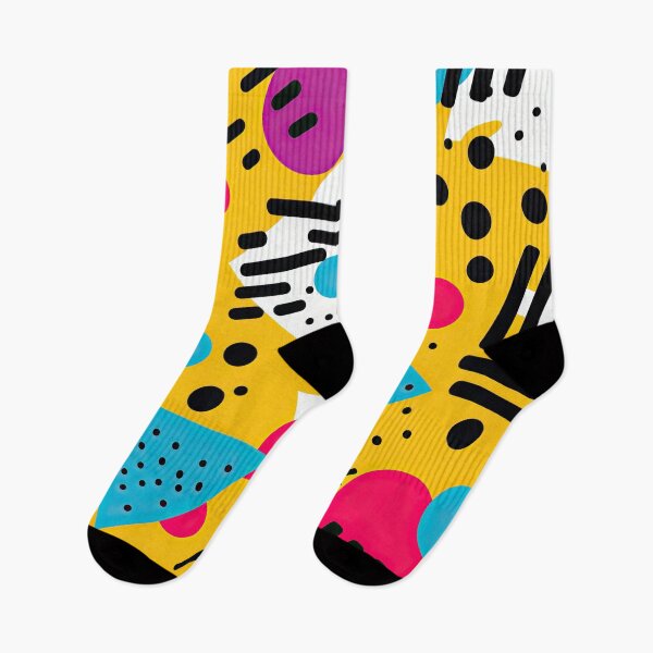 Item preview, Funky 80s and 90s Nostalgia Pop Pattern designed and sold by AeonAcademy.