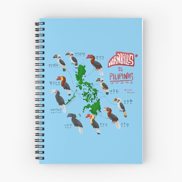 Item preview, Hornbills of the Philippines and Philippine Writing Scripts designed and sold by Filipeanut's art about food, wildlife, and more.