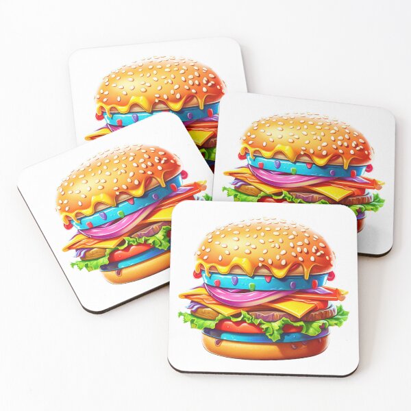 Item preview, Technicolor Burger Bliss designed and sold by cherdrawsthings.