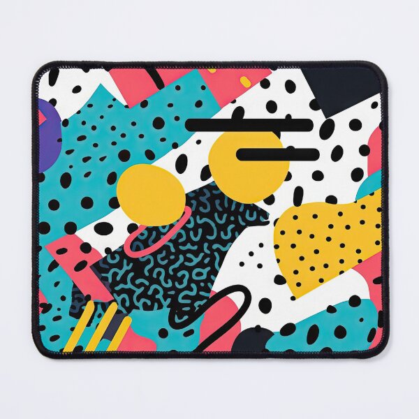 Item preview, Funky 80s and 90s Nostalgia Pop Pattern designed and sold by AeonAcademy.