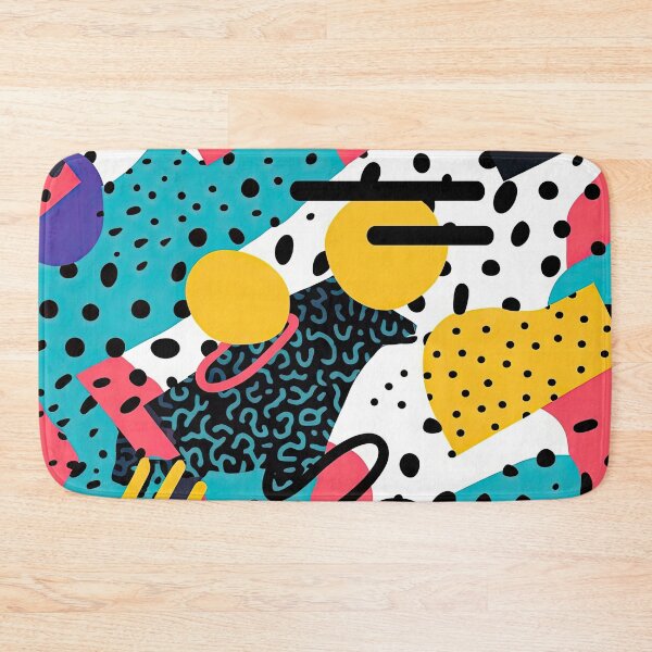 Item preview, Funky 80s and 90s Nostalgia Pop Pattern designed and sold by AeonAcademy.